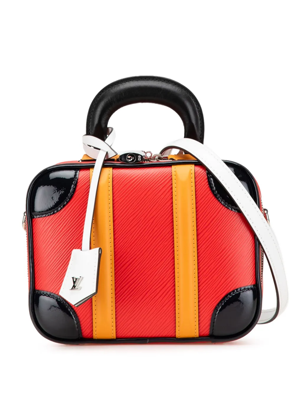 Louis Vuitton Pre-Owned 2019 Epi Valisette BB satchel - ブラック Louis Vuitton Pre-Owned 2019 Epi Valisette BB satchel - ブラック