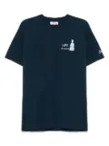 MC2 Saint Barth x Gin Mare Lupo-embroidered T-shirt - Blue