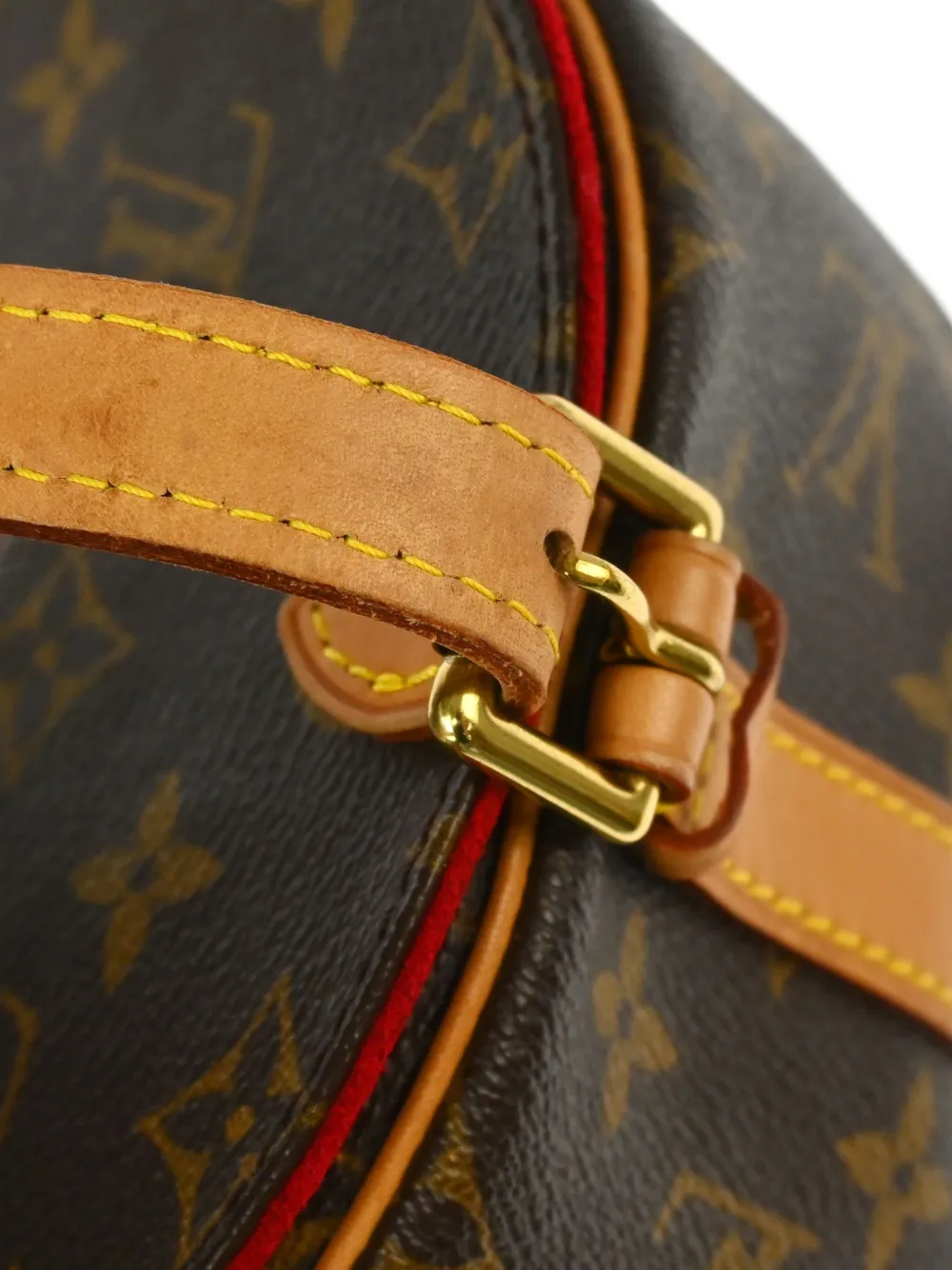 Pre-owned Louis Vuitton 2004 Tambourine Shoulder Bag In Brown