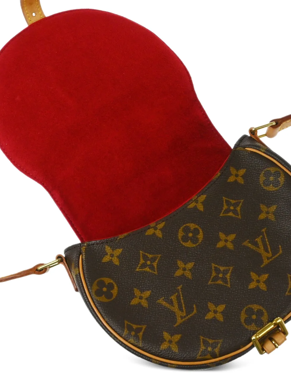 Pre-owned Louis Vuitton 2004 Tambourine Shoulder Bag In Brown