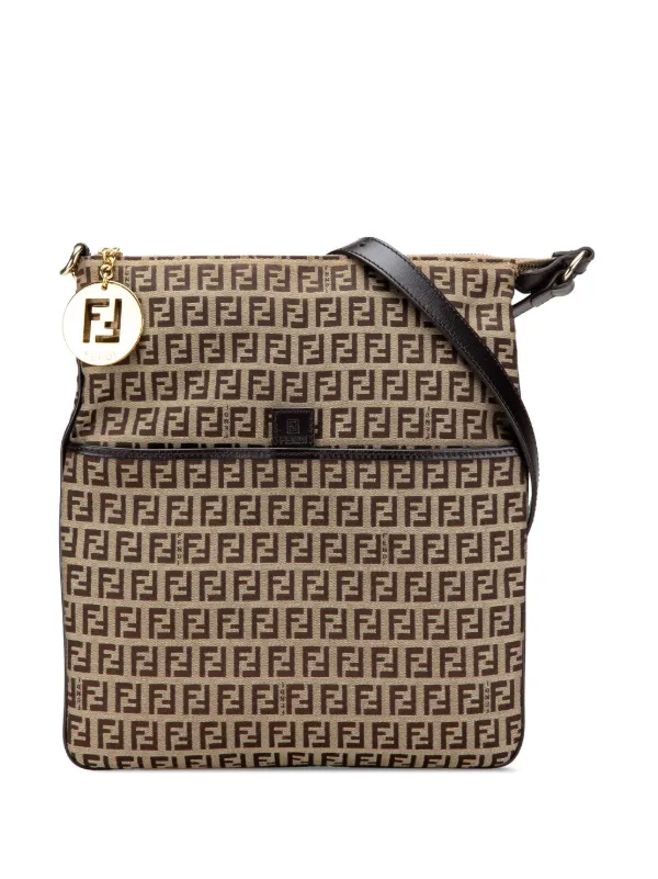 Fendi Pre-Owned 2010-2024 ズッキーノ キャンバス ショルダーバッグ 