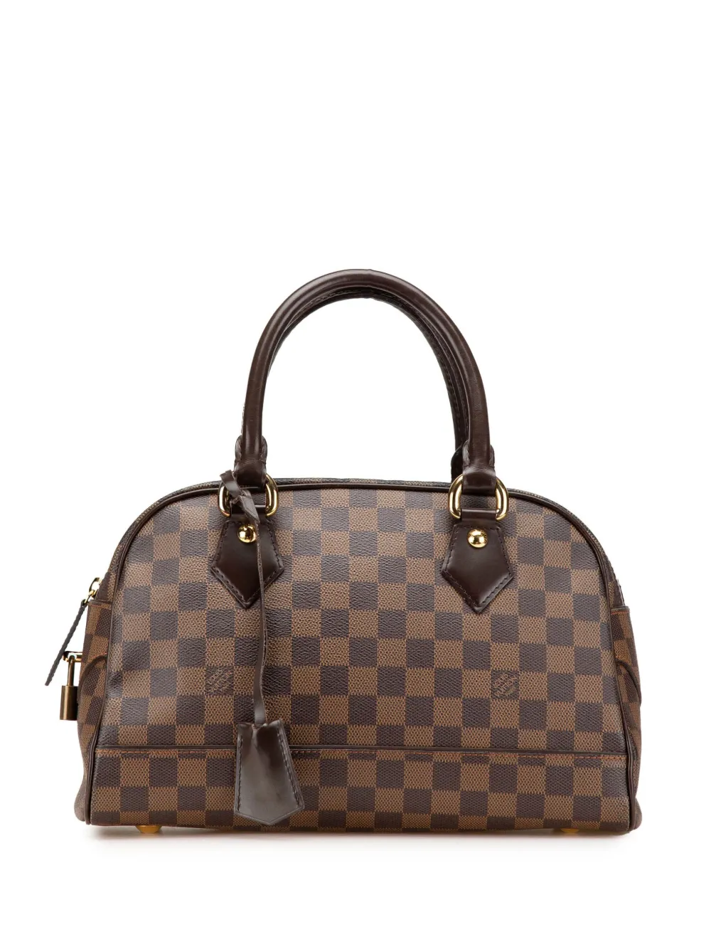 Louis Vuitton Pre-Owned 2007 ダミエ エベヌ ドゥオモ ハンドバッグ - ブラウン Louis Vuitton Pre-Owned 2007 ダミエ エベヌ ドゥオモ ハンドバッグ - ブラウン
