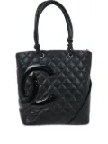 CHANEL Pre-Owned 2009 Cambon Line tote bag - Black