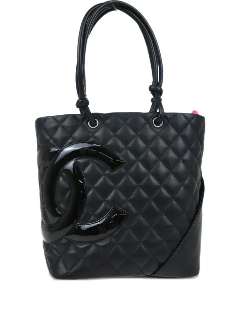 CHANEL Pre-Owned 2009 깜봉 라인 토트 백