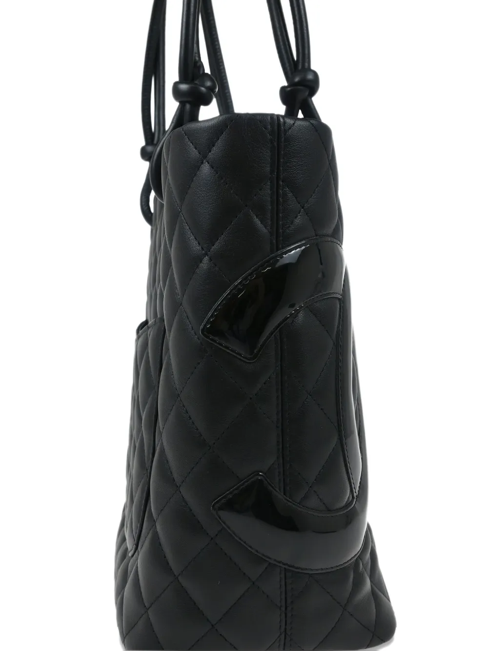 Pre-owned Chanel Cambon Line 手提包(2009年典藏款)