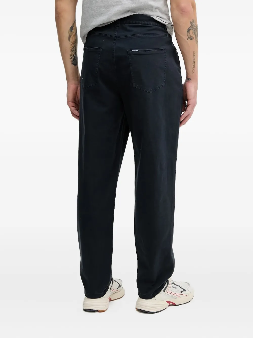 Barbour Broek van katoenblend - Blauw