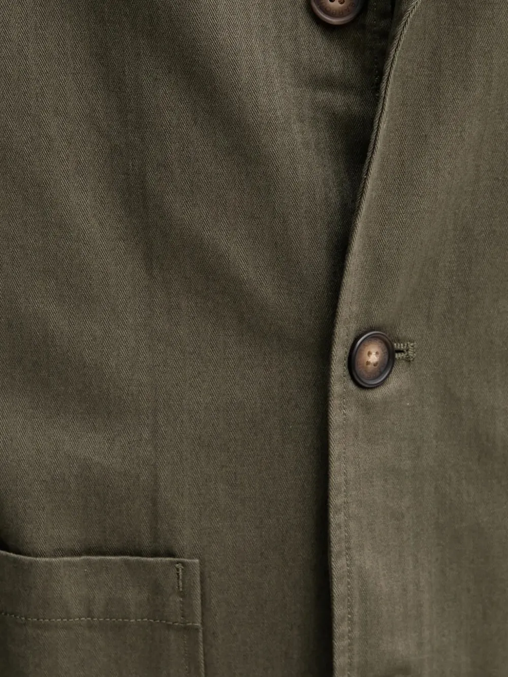 Barbour Bayview herringbone jacket Groen