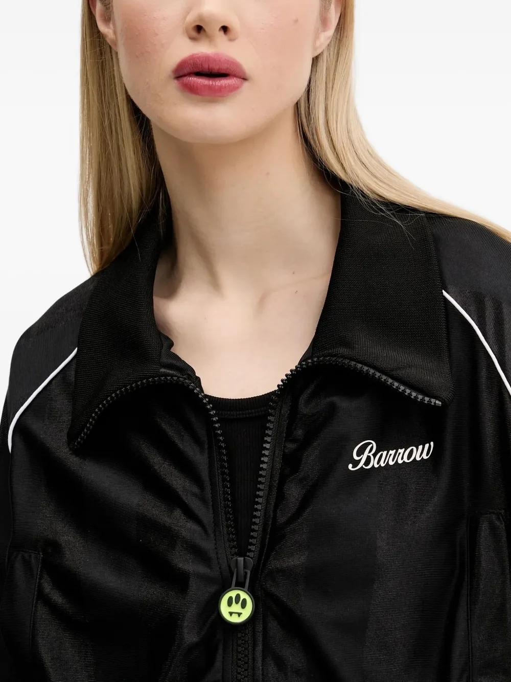 BARROW zip-up sweatshirt Zwart
