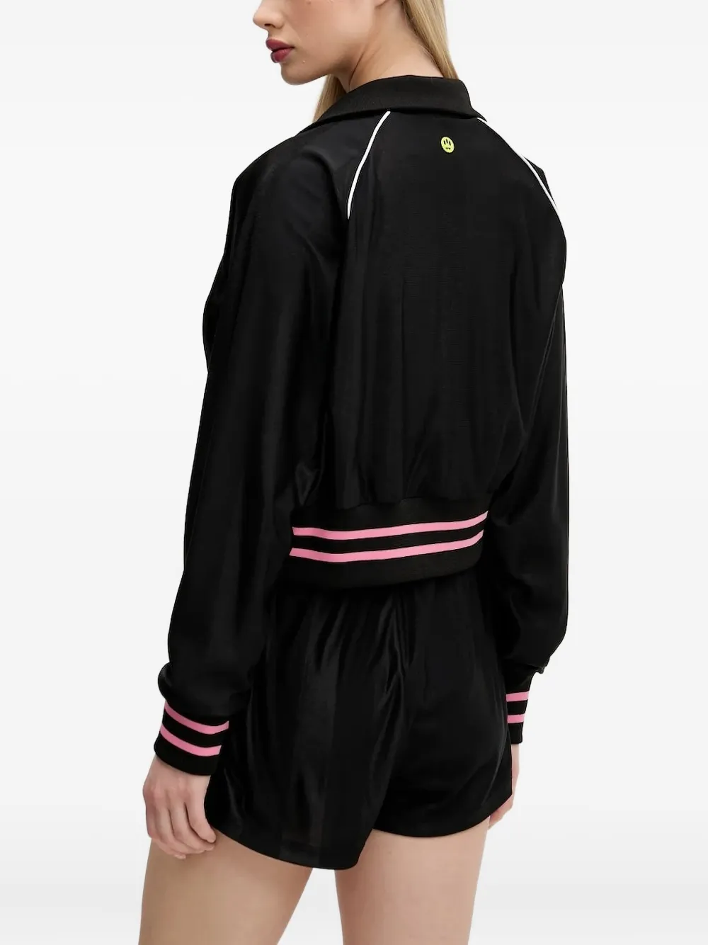 BARROW zip-up sweatshirt Zwart