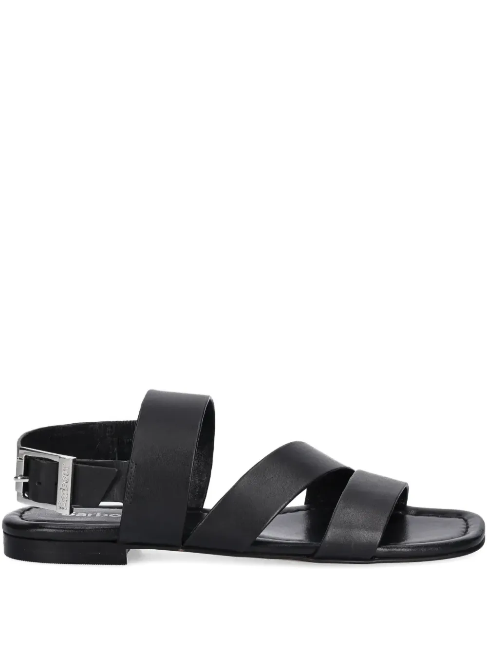 Barbour Leren sandalen Zwart