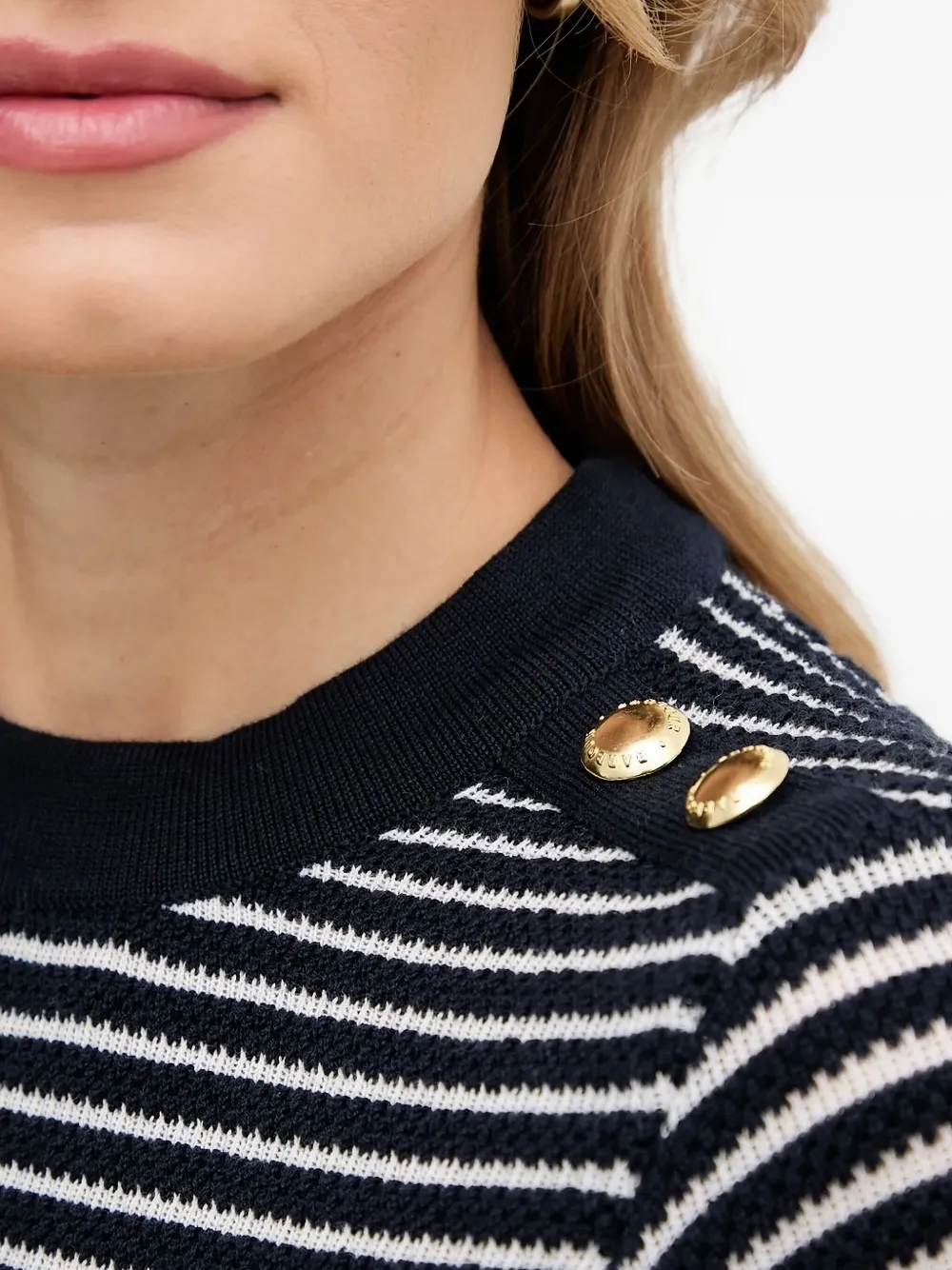 Barbour Stripe-pattern Sweater In Blue