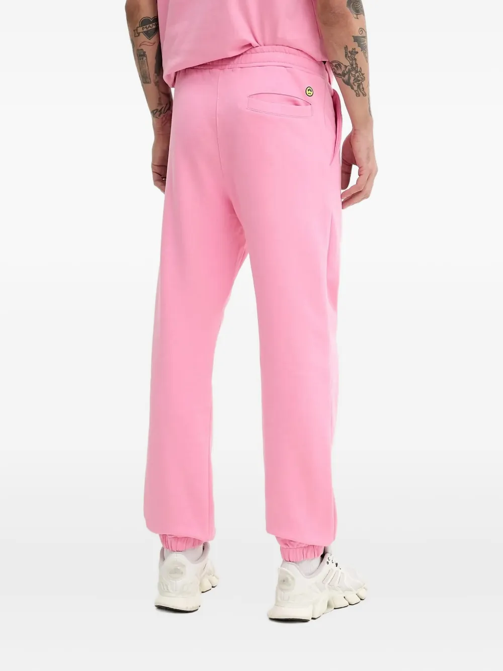 BARROW logo-embroidered track pants Roze