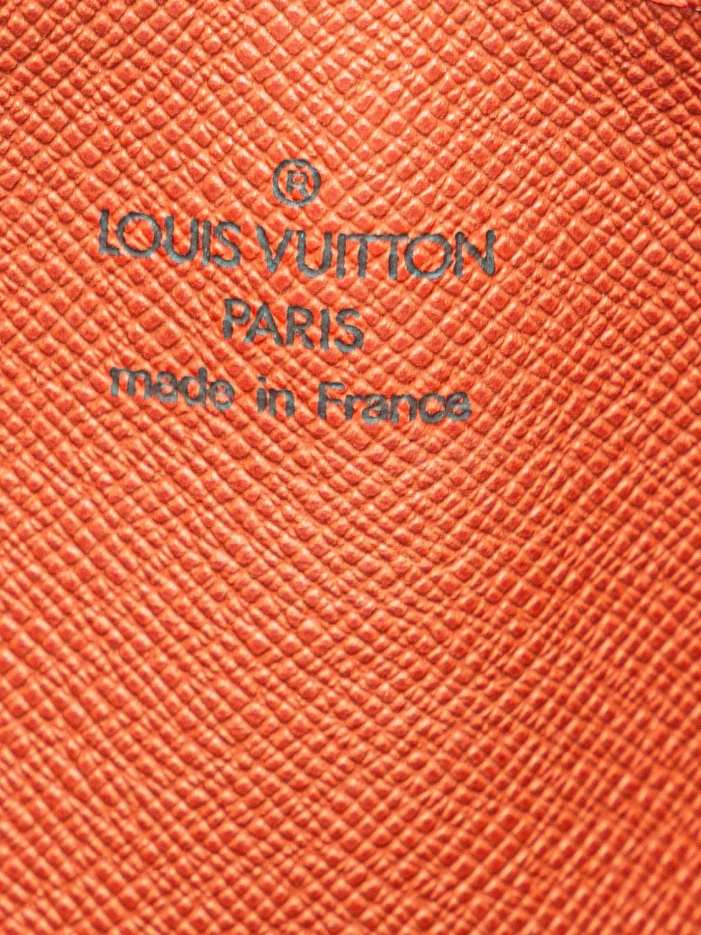 Pre-owned Louis Vuitton 2003 Damier Ebene Papillon 26 Handbag In Brown