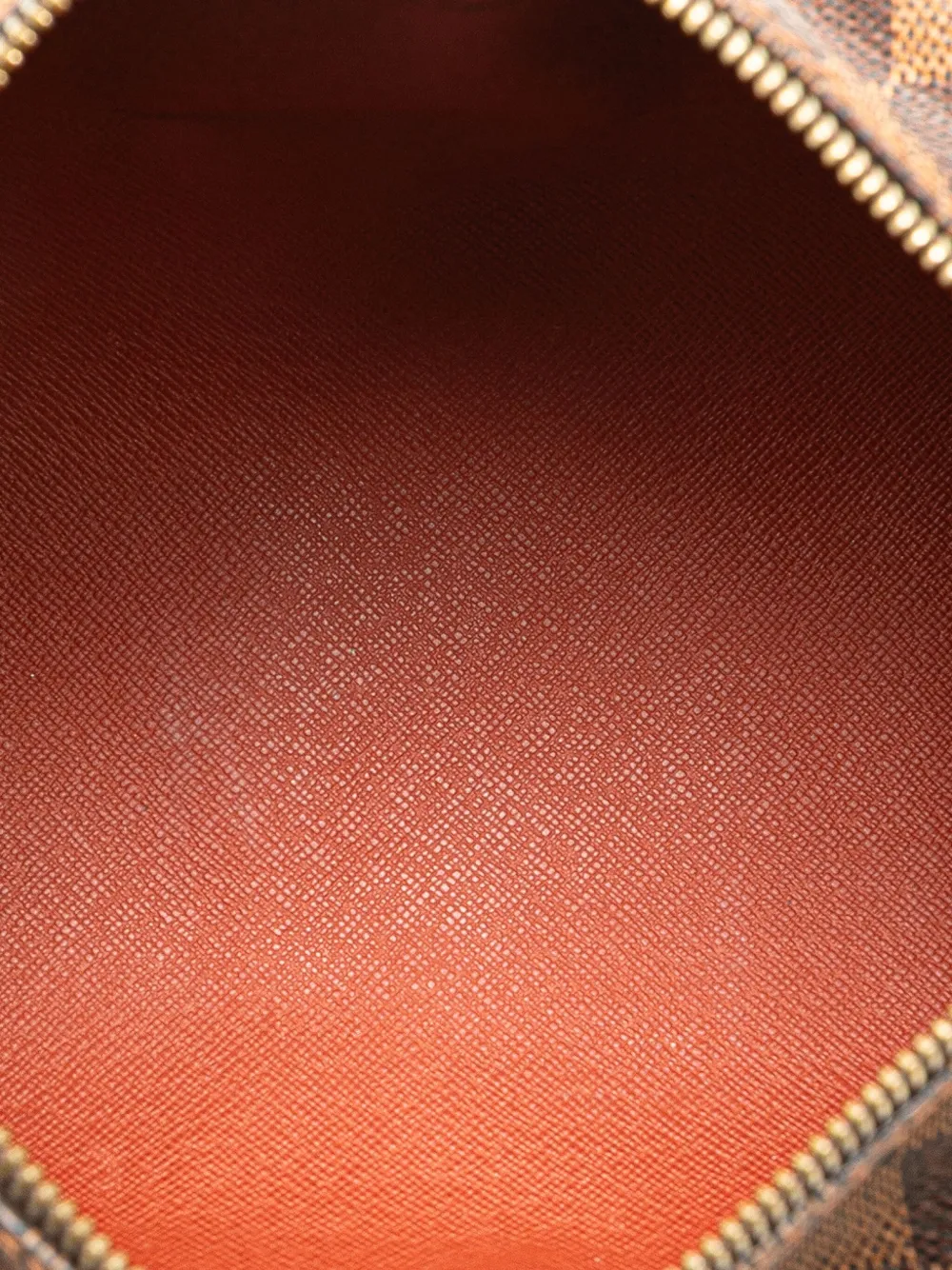 Pre-owned Louis Vuitton 2003 Damier Ebene Papillon 26 Handbag In Brown