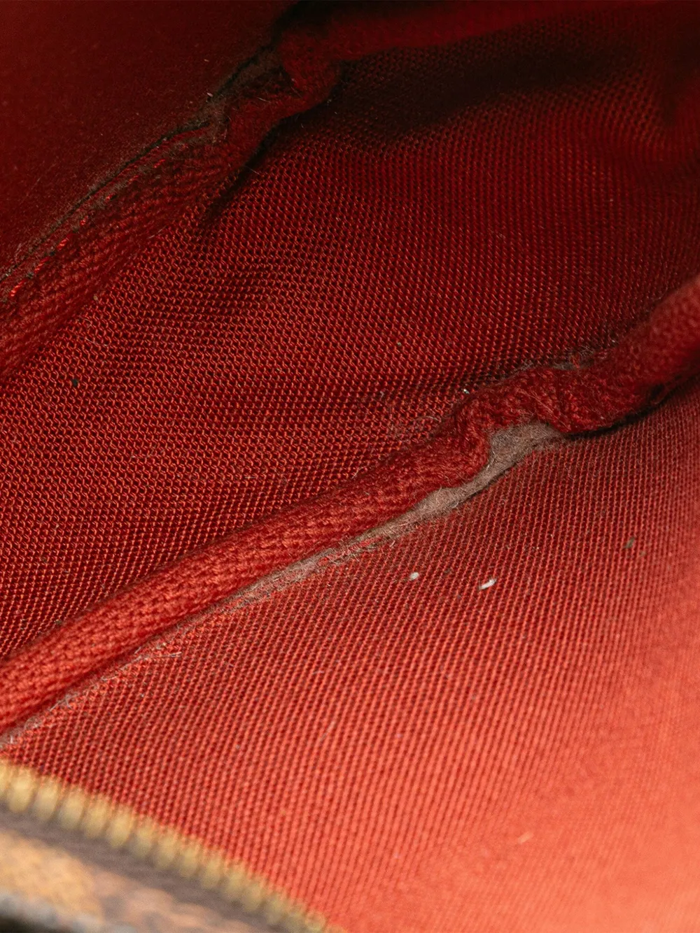 LOUIS VUITTON 2000 DAMIER EBENE TROUSSE POCHETTE HANDBAG