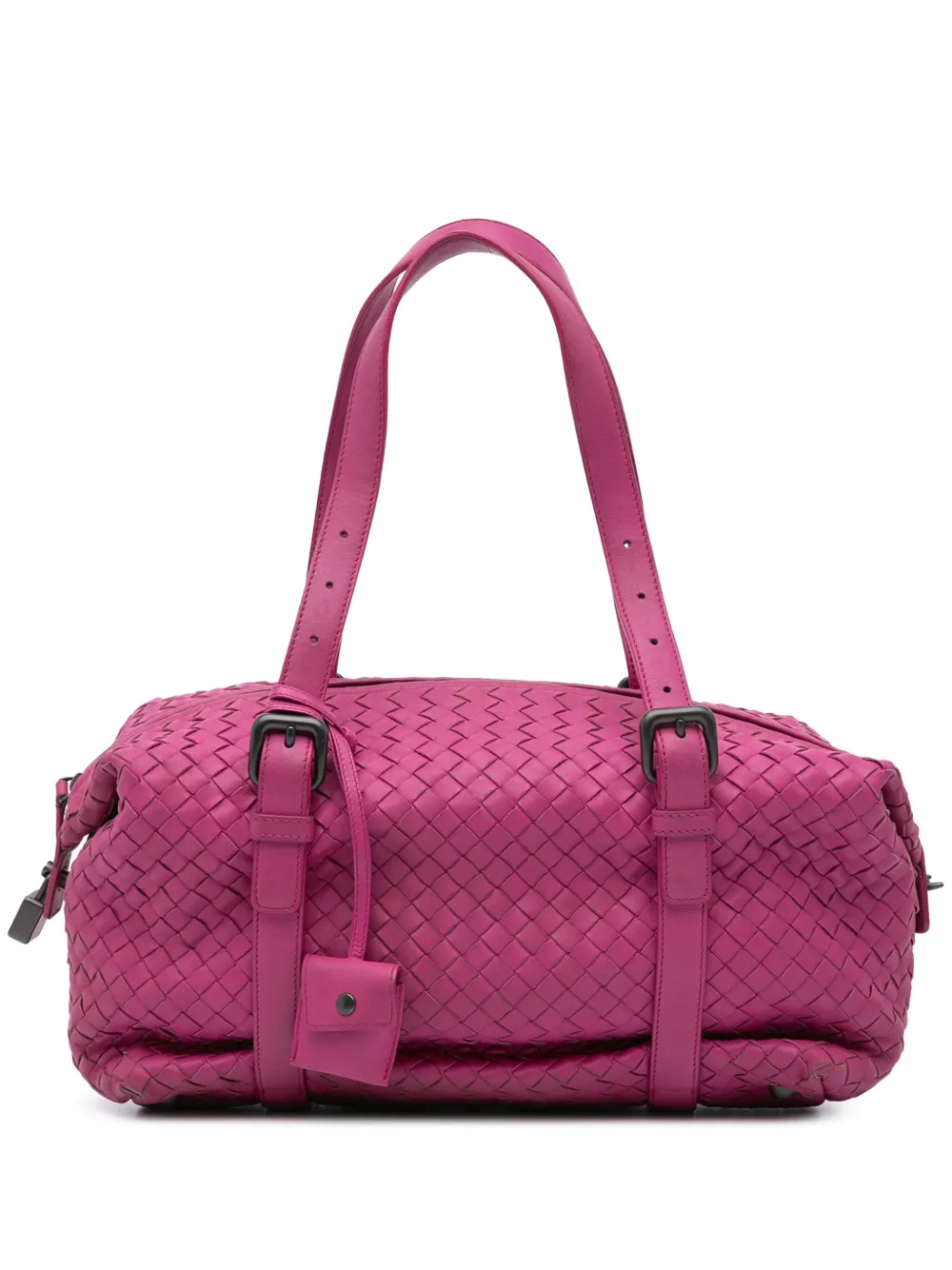 Bottega Veneta Pre-Owned 2011 ナッパ イントレチャート モンテーニュ ショルダーバッグ - ピンク Bottega Veneta Pre-Owned 2011 ナッパ イントレチャート モンテーニュ ショルダーバッグ - ピンク