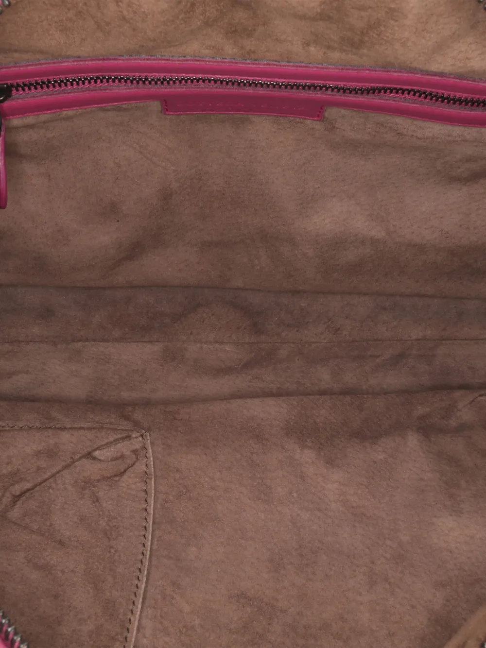Pre-owned Bottega Veneta 2011 Nappa Intrecciato Montaigne Shoulder Bag In Pink