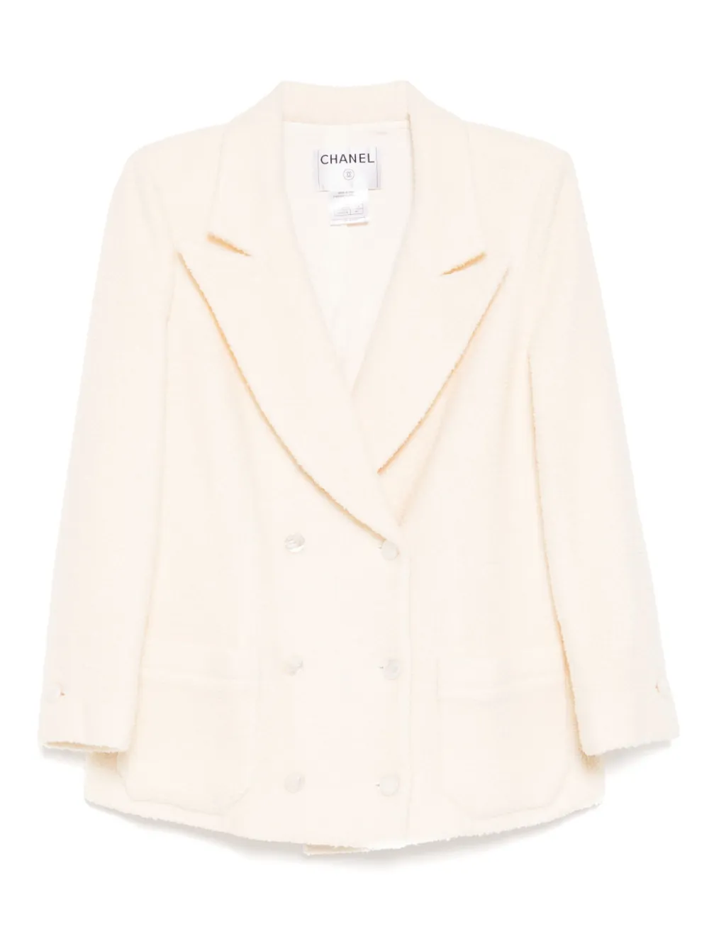 CHANEL Pre-Owned chamarra con doble botonadura 2002 | neutro | Image 1