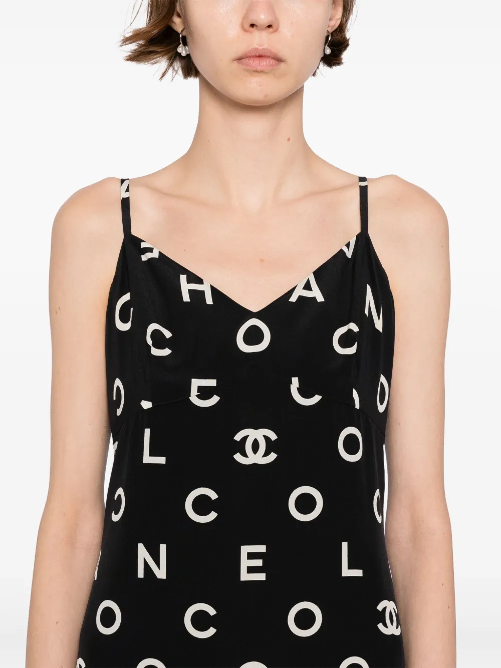Pre-owned Chanel 1997 Camisole Sleeveless Dress