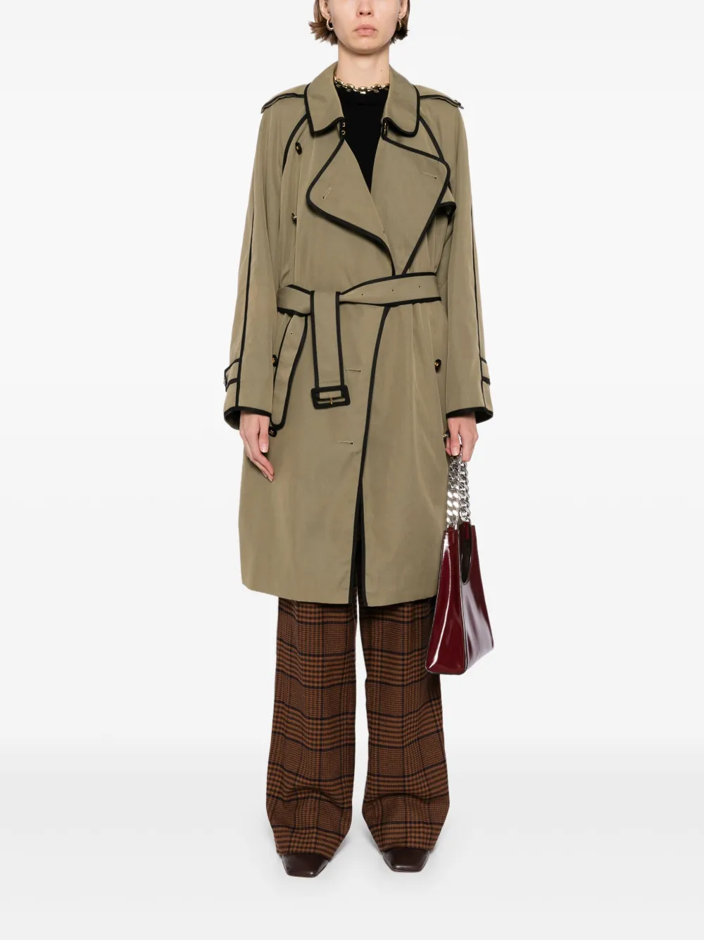 CHANEL Pre-Owned 1990-2000s trenchcoat - Beige