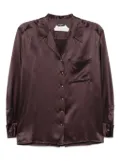 CHANEL Pre-Owned 1990-2000s silk shirt - Brown