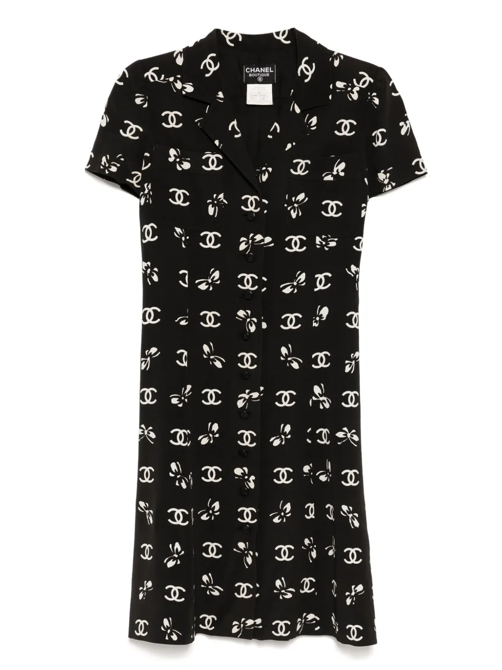 Pre-owned Chanel 1997 Short-sleeved Dress