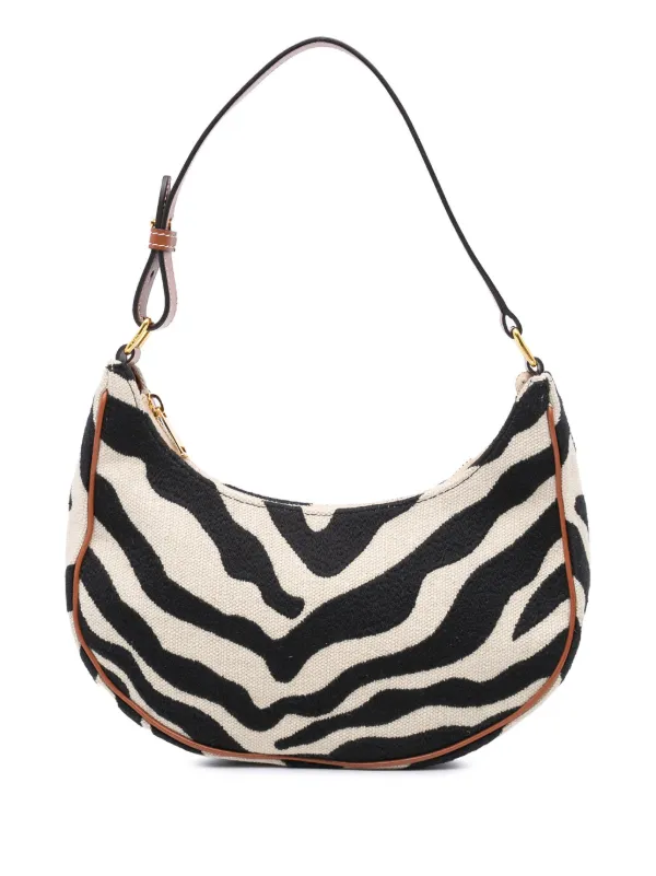 Celine Pre-Owned 2021 Canvas Ava Zebra Print Shoulder Bag White  FARFETCH PH