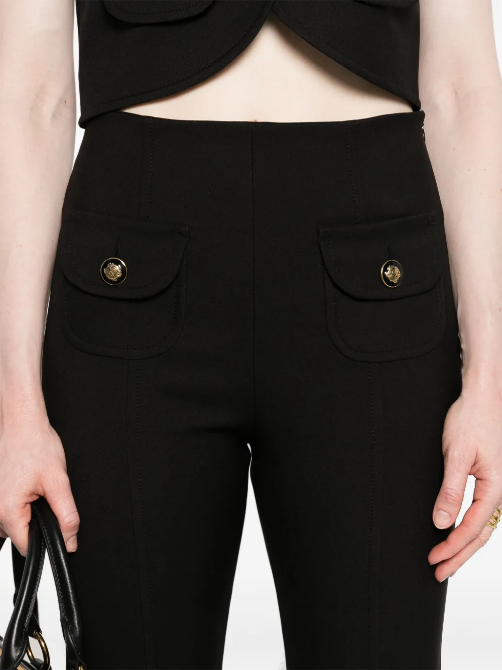 SANDRO Cropped broek Zwart