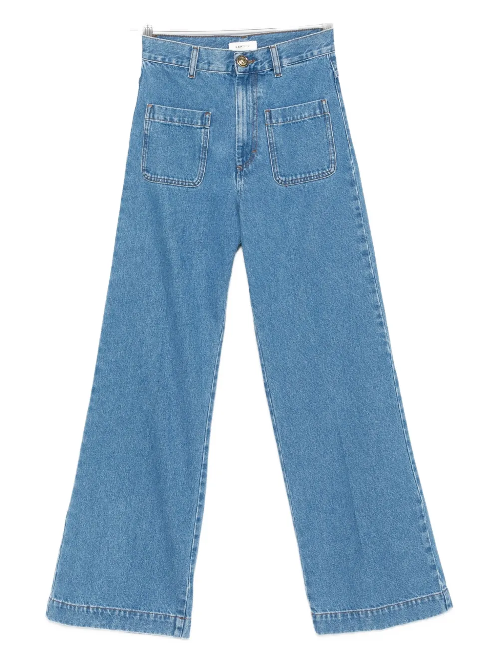 SANDRO pocket-detail jeans - Blu