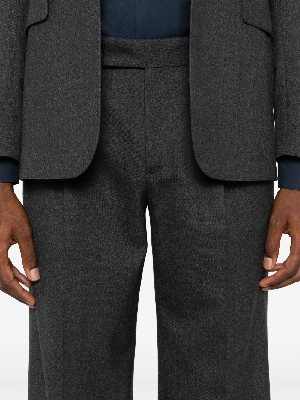 SANDRO Straight broek Grijs