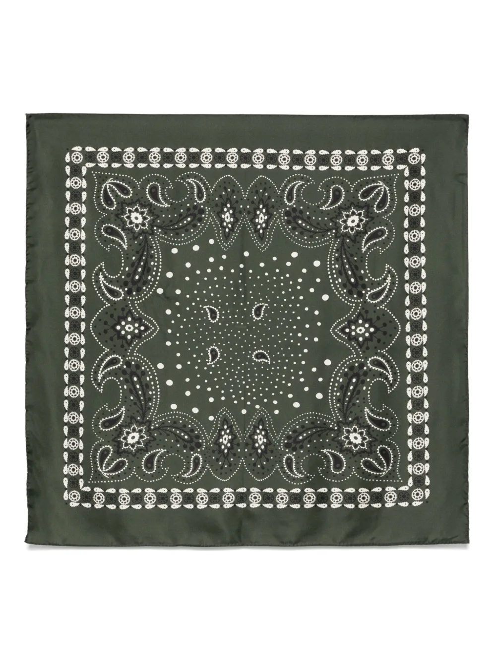 SANDRO Heritage Paisley sjaal Groen
