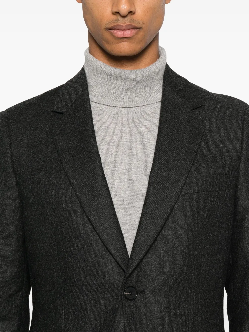 SANDRO Blazer met enkele rij knopen Grijs