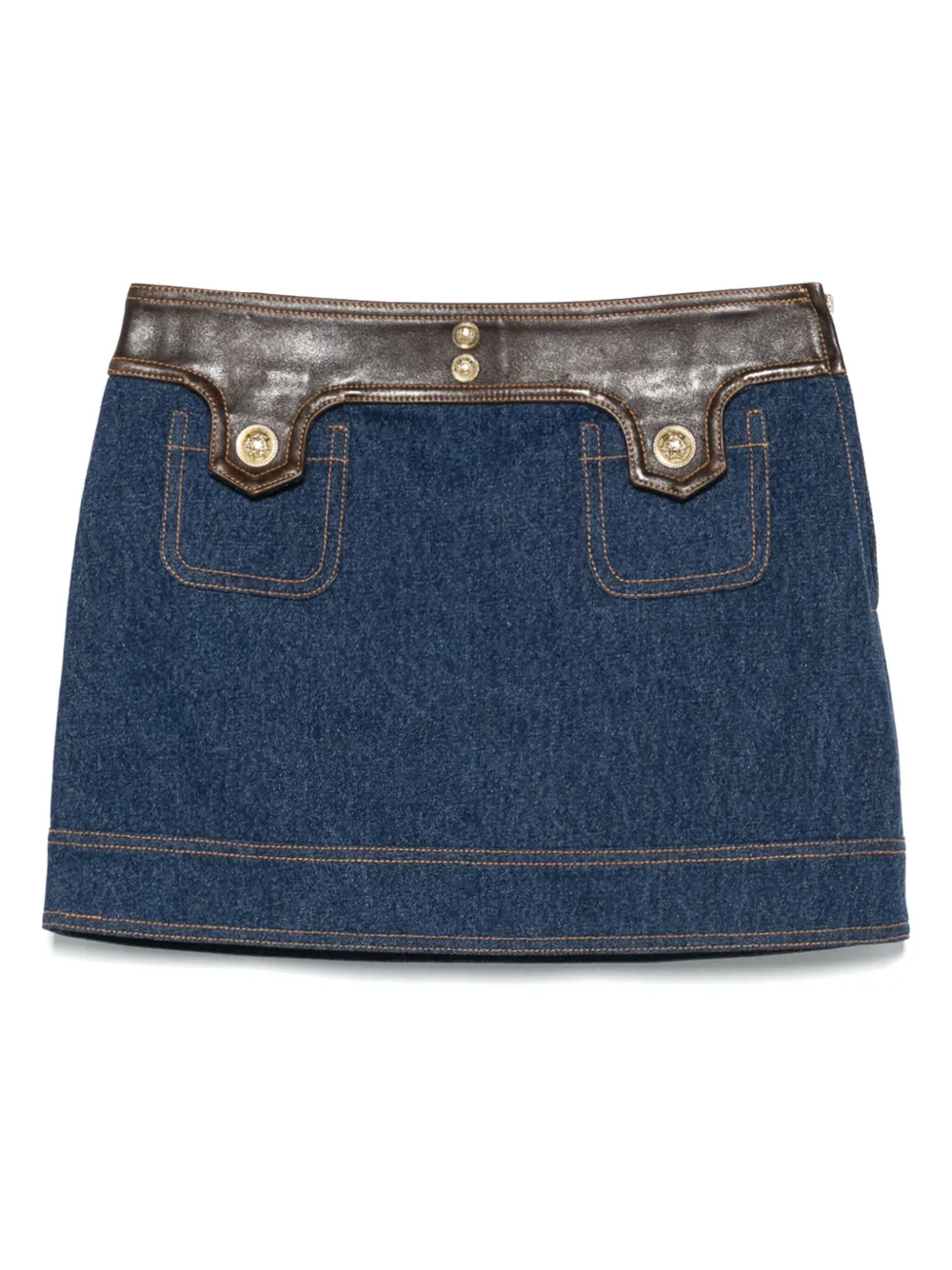 SANDRO Mini-spijkerrok Blauw
