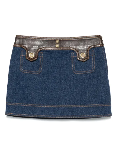 SANDRO denim mini skirt