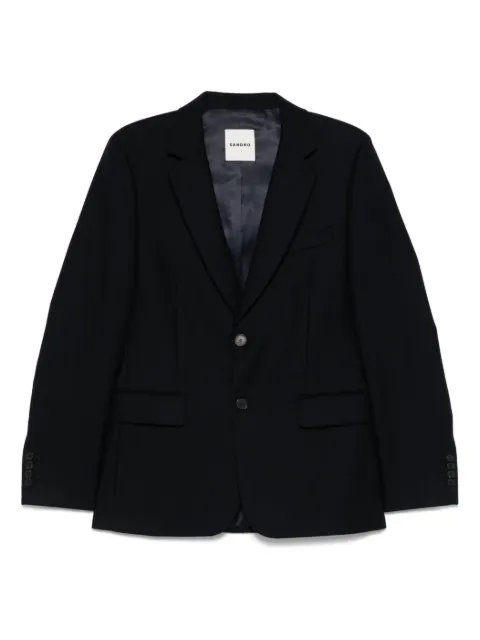 SANDRO blazer à simple boutonnage