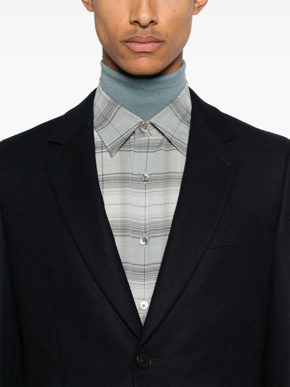 SANDRO Blazer met enkele rij knopen Blauw