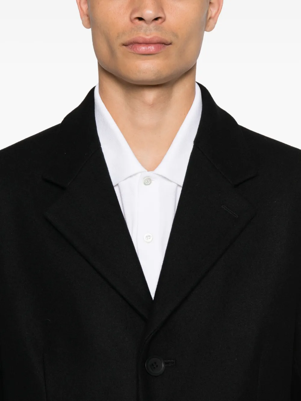 SANDRO Jas met gekerfde revers en paspelzakken Zwart