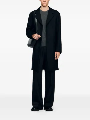 Greg Lauren GL1 Button Spine Coat | Black | FARFETCH