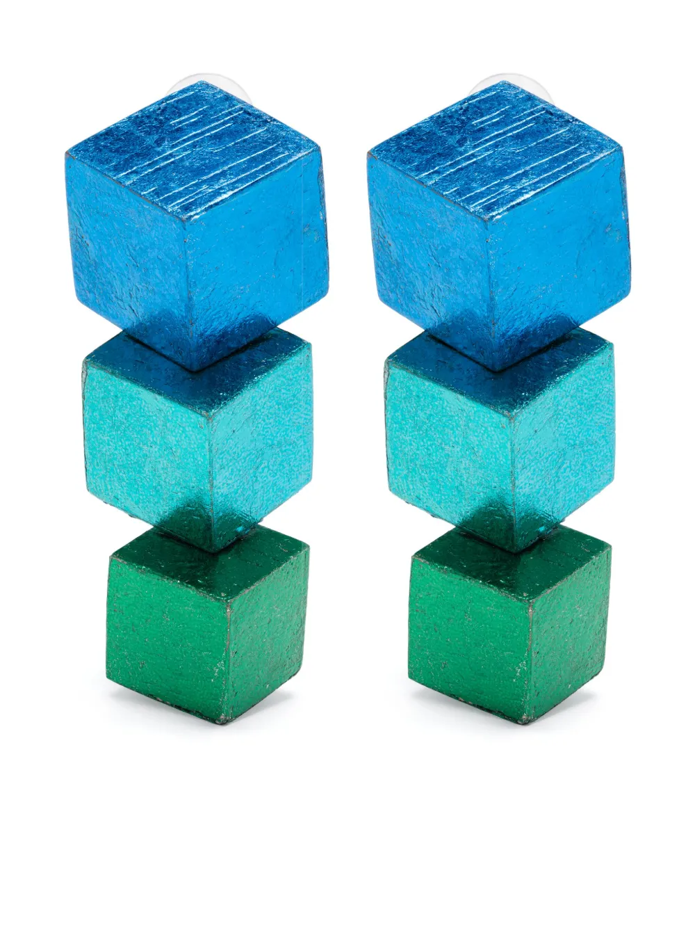 Monies drop earrings | Blue | Image 1