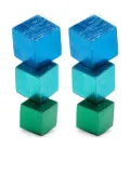 Monies drop earrings - Blue