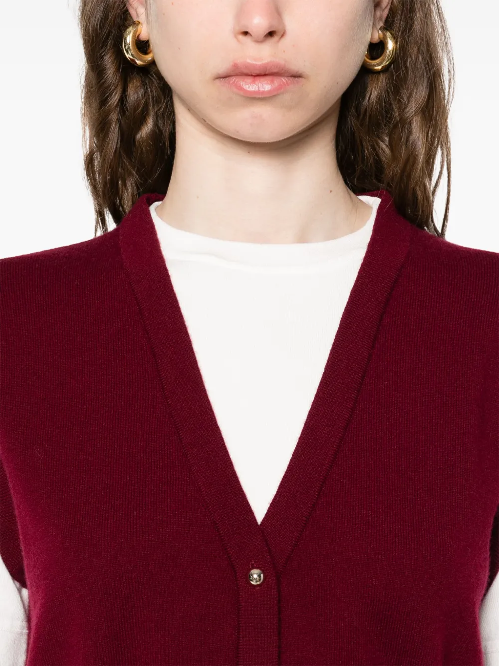 SANDRO Gelaagd T-shirt Rood