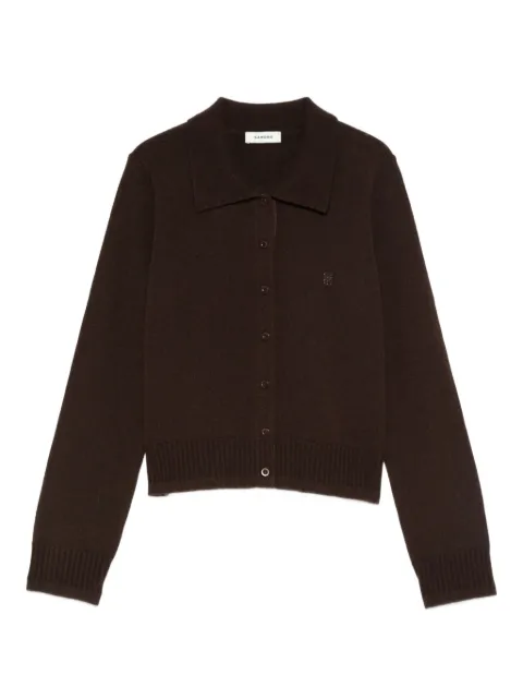 SANDRO polo-collar cardigan