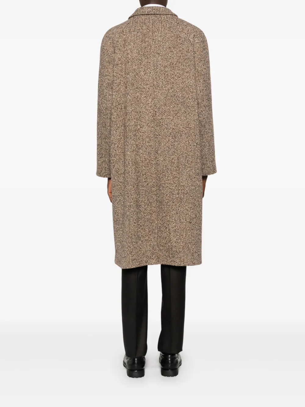 SANDRO Wollen jas Bruin