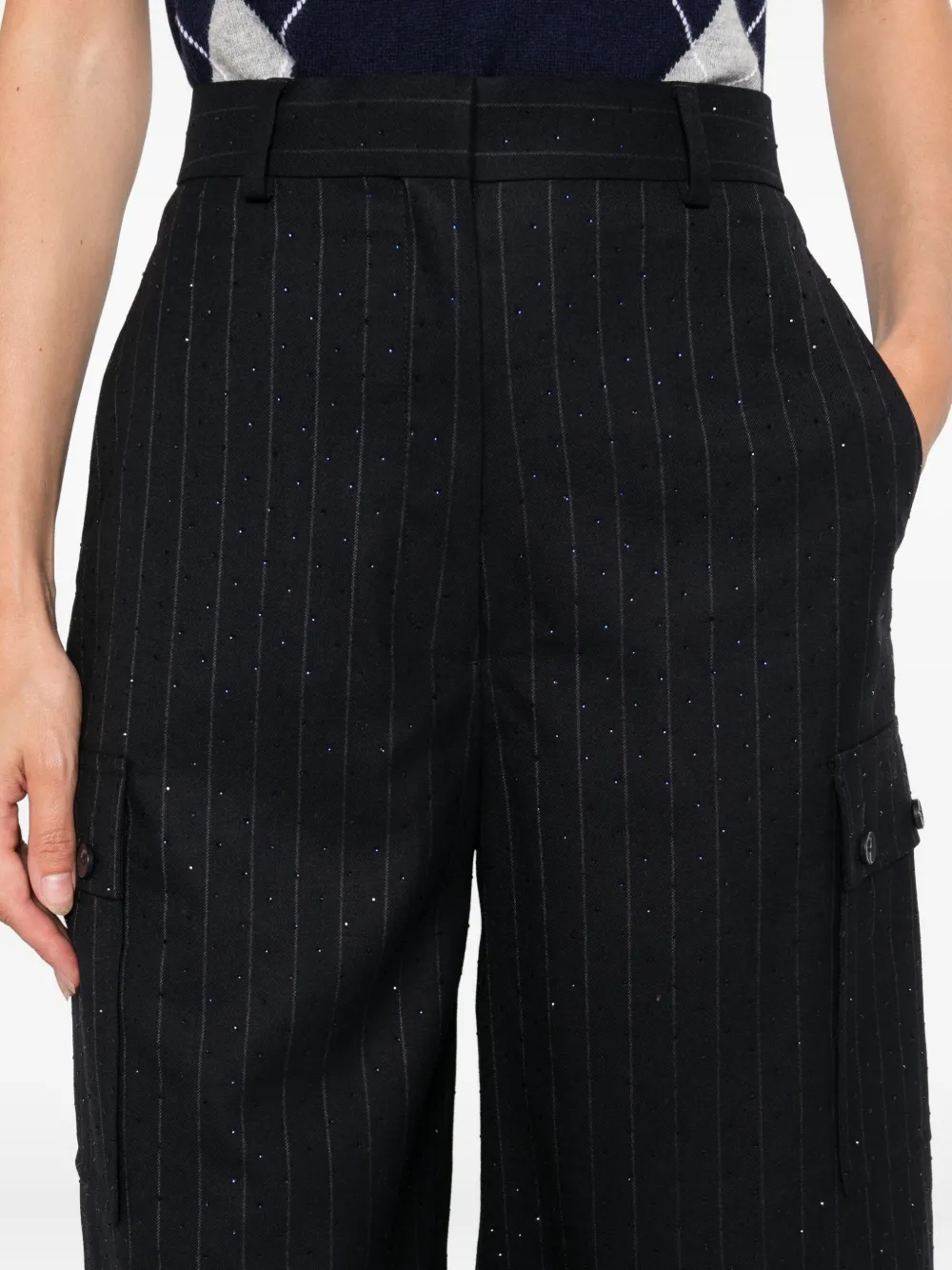 SANDRO Formele shorts Blauw