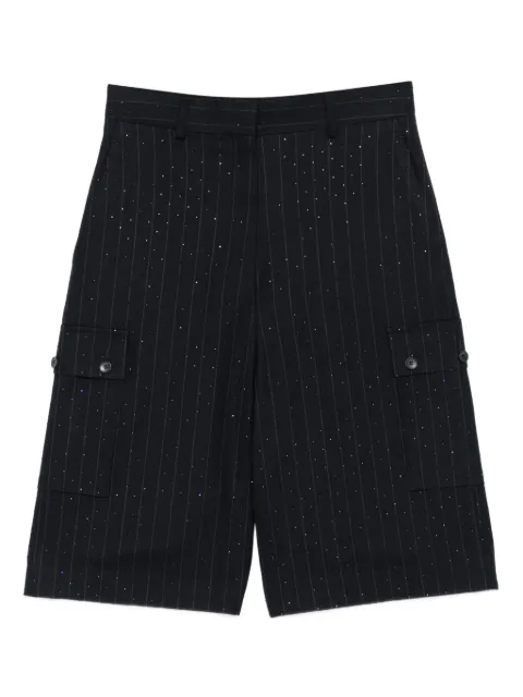 SANDRO pinstriped tailored shorts