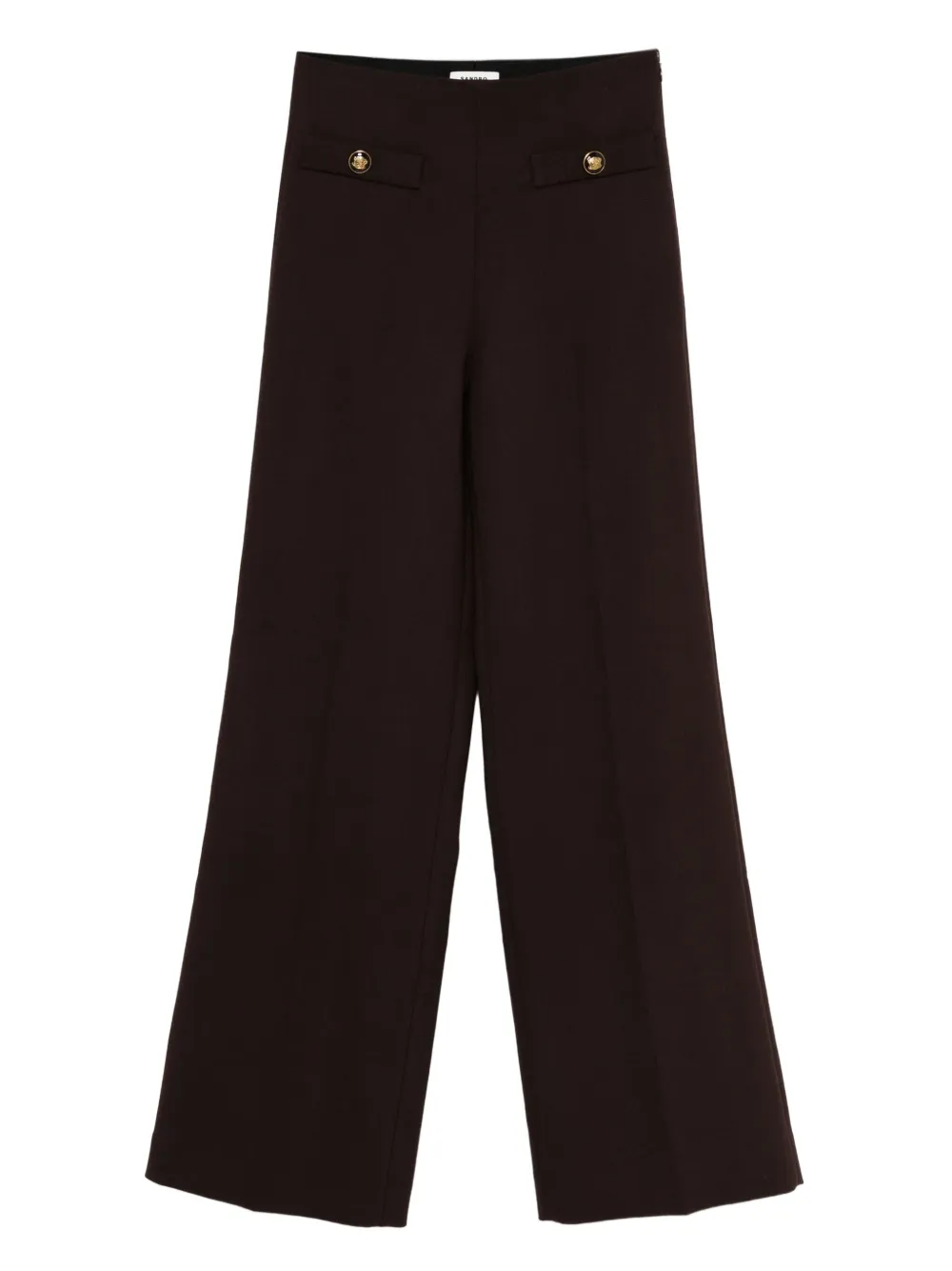 high-waisted trousers