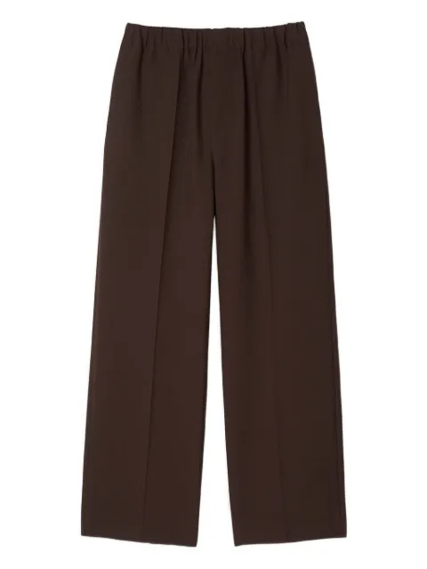 SANDRO elastic-waist pleated trousers