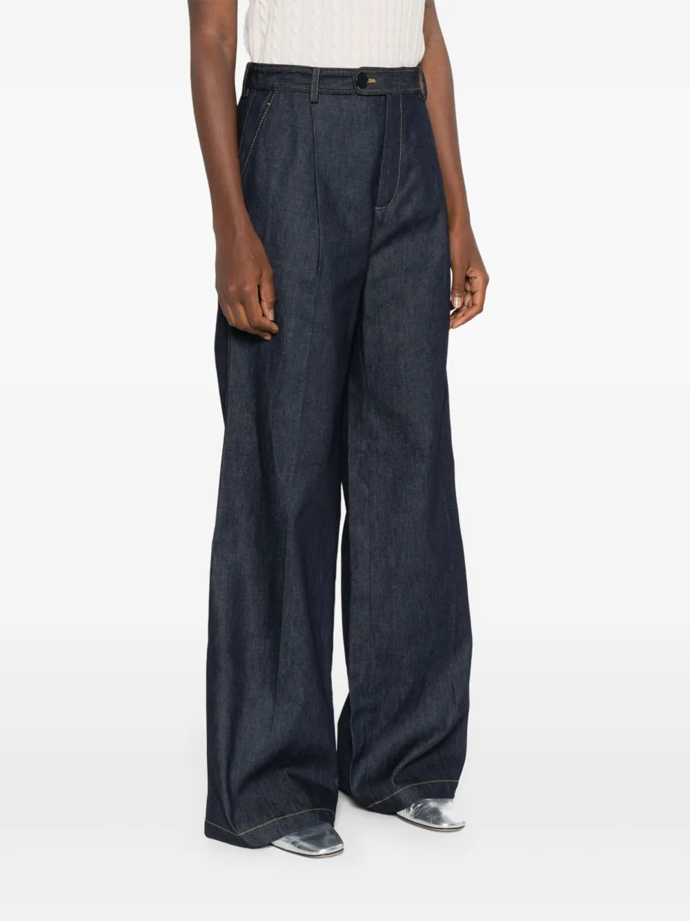 SANDRO Straight jeans Blauw