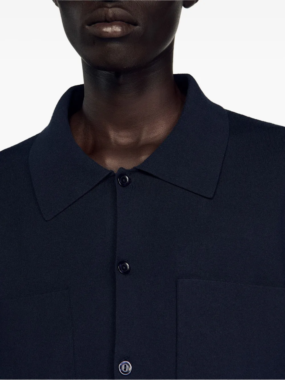 SANDRO Vest met lange mouwen Blauw