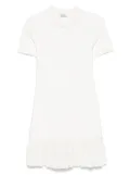 SANDRO jersey mini dress - White